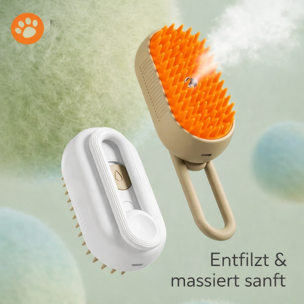 Grooming-Spray-Bürste für Hunde & Katzen